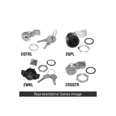 Hammond Pad lockable quarter turn latch 2QPL